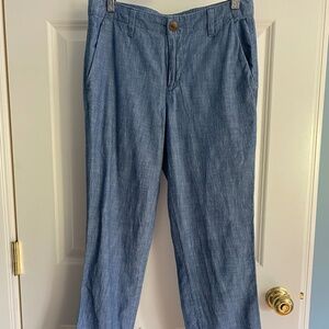 Gap chambray pants